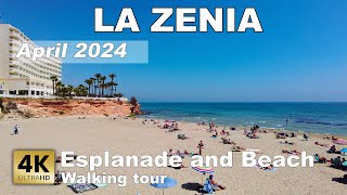 La Zenia - Esplanade and Beach - Spain | Costa Blanca - Walking tour [4k 60 fps]