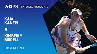 Kaia Kanepi v Kimberly Birrell Extended Highlights | Australian Open 2023 First Round