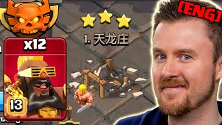 SUPER HOG RIDERS and TOP 10 GLOBAL CWL ?! (Clash of Clans)