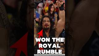 When Roman Reigns WON the Royal Rumble #wwe #wrestling #shorts