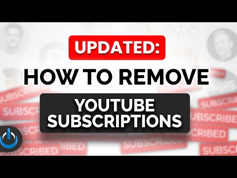 How to DELETE YouTube Subscriptions ️️EVEN FASTER️️