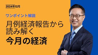 今月の経済～すぐわかるワンポイント解説～【2024年12月】古川元久元経済財政政策担当大臣 #国民民主党 ＃経済財政 #経済報告