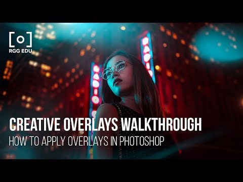 How To Apply Overlays In Photoshop with Creative Overlay Packs PRO EDU