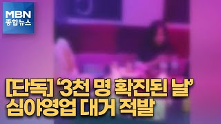 [단독] '3천 명 확진된 25일' 심야영업 무더기 적발 [MBN 종합뉴스]