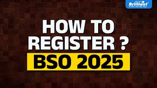 How To Register? | Brilliant Science Olympiad 2025