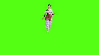 Beautiful Girl walking green screen effect video 2022#vfxsongs#girlsstory#greenscreen