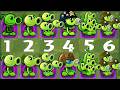 All PEA & Other Plants International vs China Version - Who Will WIn? - Pvz 2 Plant vs Plant