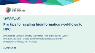Pro tips for scaling bioinformatics workflows to HPC