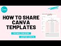 How To Create Shareable Canva Templates To Sell