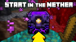 Minecraft, But I Start in the Nether