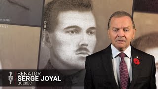 Senator Serge Joyal remembers veteran Joseph Thomas Kaeble