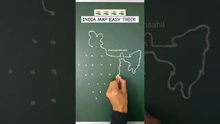 easy india map drawing 🇮🇳drawing india map easy 🇮🇳 #india #map #manchitra #bharat #indiamap