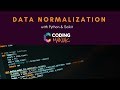 Machine Learning - Data Normalization - Python/ Scikit-learn