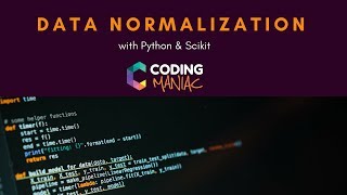 Machine Learning - Data Normalization - Python/ Scikit-learn