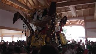 英賀神社拝殿新築祝賀練り 春日若倉