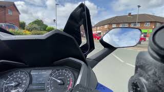 Bone Stock 2022 Honda Forza 125 Onboard Footage. Daily Ride Around Wombourne. Town Performance