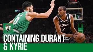 INSTANT REACTION: How are the Celtics holding down Kevin Durant and Kyrie Irving
