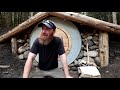 cooking fresh caught salmon on cedar plank at the hobbit house catch and cook