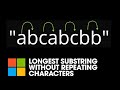 DSA Strings | Longest Substring Without Repeating Characters | Leetcode  3 with Python #leetcode