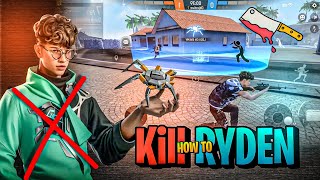 HOW TO KILL ( RYDEN ) CHARACTER || HOW TO DEFEAT RYDEN IN FREE FIRE