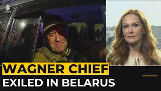 Wagner chief in Belarus: Confirmation Prigozhin living in exile