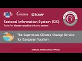 The Copernicus Climate Change Service for the European Tourism