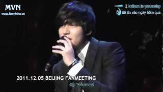 [Vietsub+Kara] Yesterday + I will ~ Lee Min Ho