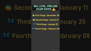 Tenth level prelims exam dates📈#exam #10thlevelpreliminary #10thpreliminary #keralapsc #psc