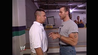 Shawn Michaels continues to look for Triple H! 07/29/2002