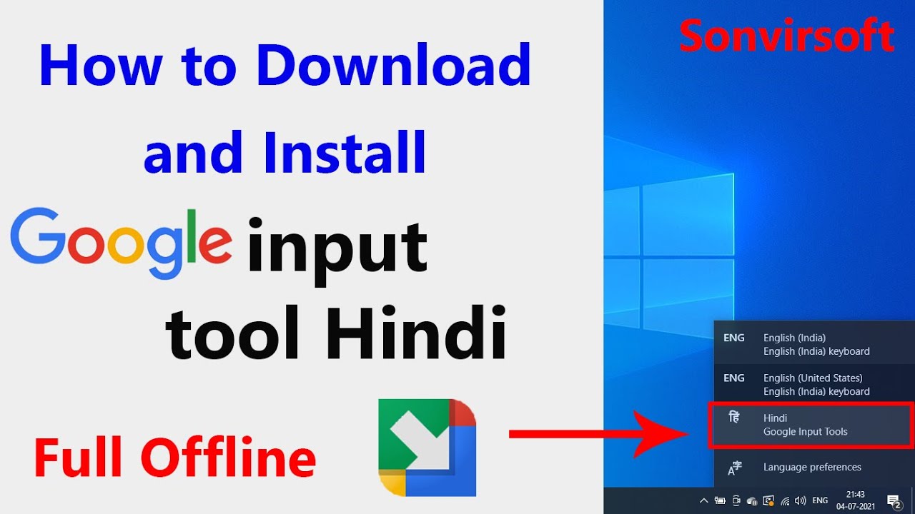 Google Hindi Input Tools Free Download And Install For Windows (10, 8 ...