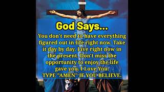 God message for you | God message for me #godmessage #godsays #jesus#jesuschrist # shorts #
