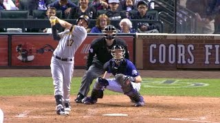 4/25/16: Locke, Joyce lift Pirates over Rockies