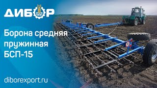 Чем лучше закрывать влагу - пружинной или зубовой бороной? Обзор пружинной бороны БСП-15 \