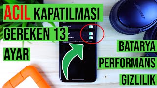 ŞU AN Kapatmanız Gereken 13 iPhone Ayarı