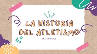 Proyecto de educación física | la historia del atletismo