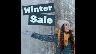 Video Template for a Winter Sale