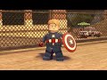 all lego marvel avengers characters perform ant man transformation animation