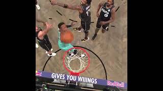 Terry Rozier Dunk via Kyrie Irving, Charlotte Hornets vs Brooklyn Nets