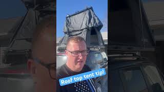 Roof top tent trick! #camping #overlanding #rooftoptent