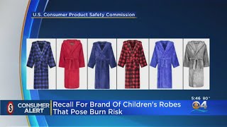 Children's Robes Recalled Over Fire Concerns