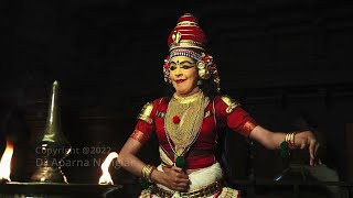 Dr Aparna Nangiar as Lalitha in Shurpanakhankam Koodiyattam