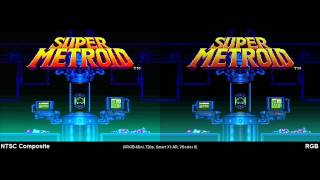 Super Metroid: Composite vs RGB