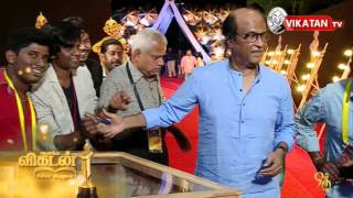 Superstar Rajnikanth at Ananda Vikatan Cinema Awards Pre-red carpet