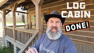 🟡 Log Cabin is DONE!?! | What’s Up on The Ridge | Storing Leftover Lumber