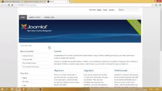 แนะนำวีดีโอการใช้งานและการติดตั้ง Joomla 2.5.14
