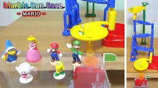 【ASMR】MarbleRunBattle 1 (マリオ) #asmr #marblerun #mario