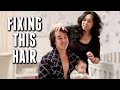 FINALLY fixing his hair! - itsjudyslife