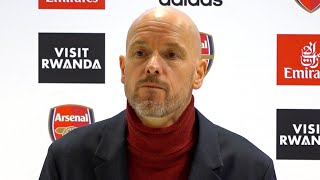'I'M ANNOYED! I told players 'Want trophies? CHANGE YOUR MENTALITY!' | Ten Hag | Arsenal 3-2 Man Utd
