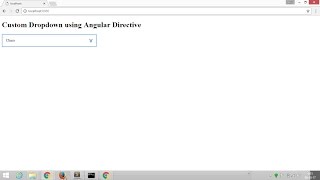 Custom Select/dropdown using Angular directive part 1
