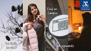 Day in My Life at Unimelb | classes, uni health service, campus store and kitchen facilities tour